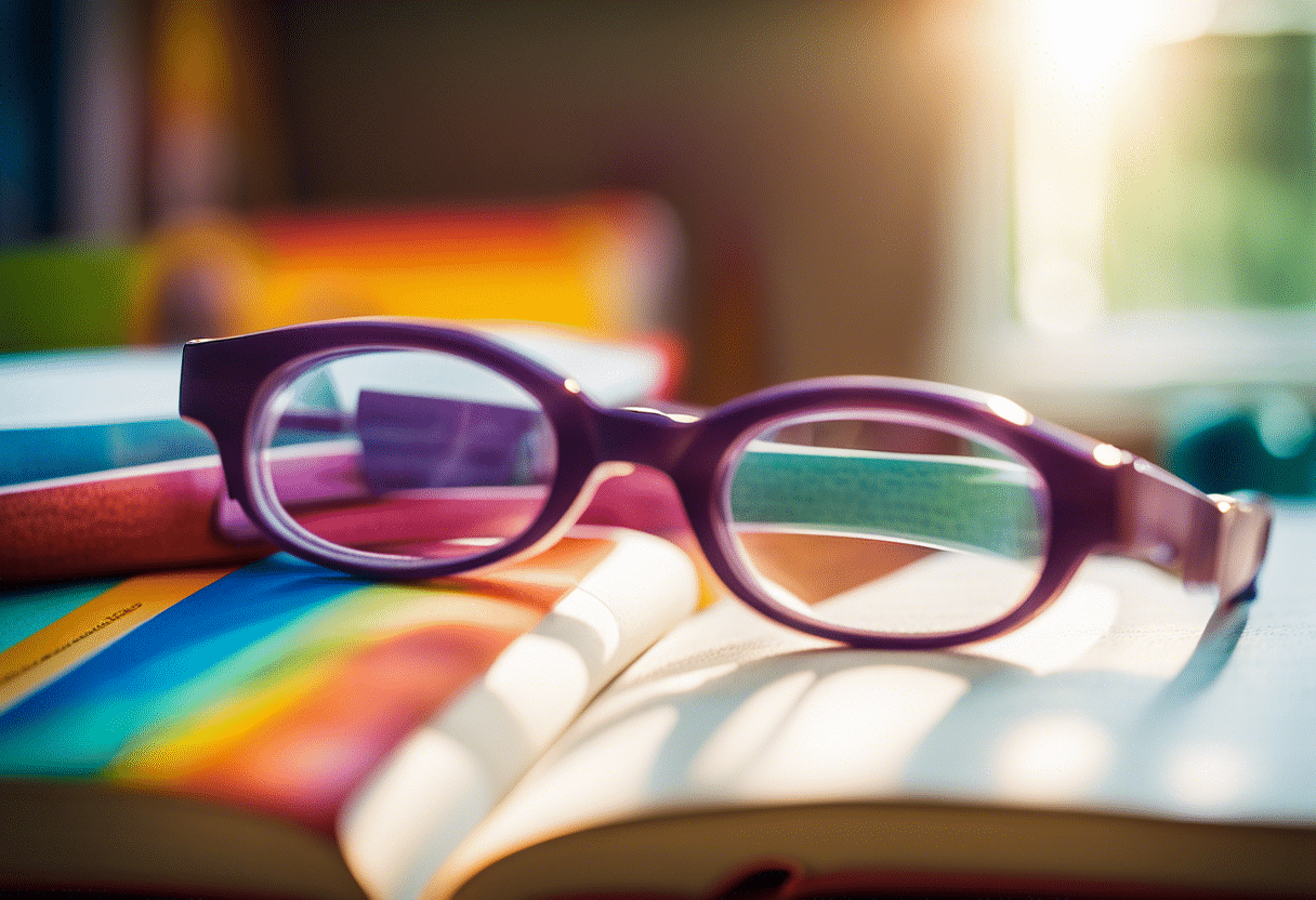 Enfant examinant des lunettes pour corriger sa vue  
Petit garçon découvrant des solutions pour ses yeux