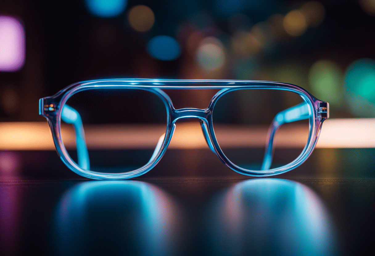 Lunettes au design innovant inspirées de la SF  
Accessoire high-tech aux formes audacieuses futuristes